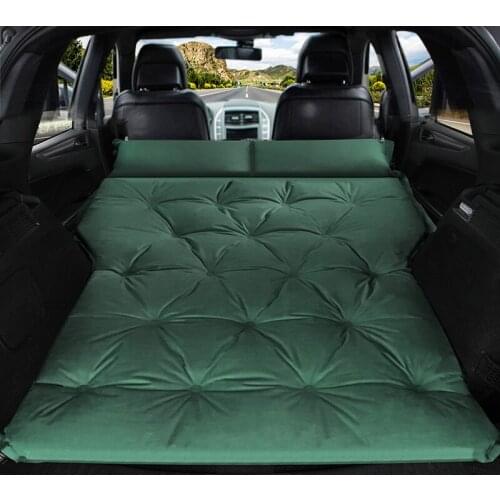 Automatic Inflatable Bed Car Mattress Outdoor Camping Iinflatable Suede Bed Multifunctional Car Inflatable Bed Car Accessories