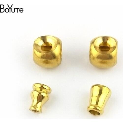 BoYuTe (5 Sets/Lot) 15MM Metal Brass Pagoda Connector Beads Accessories Diy Buddha Beads for Necklace Bracelet Jewelry Making