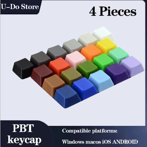Colorful Keycaps For Cherry Mx Switch Mechanical Keyboard R1 R2 R3 R4 OEM Profile PBT Blank Key Cap 1X 1.25X 1.5X 1.75X 2.25X 2X