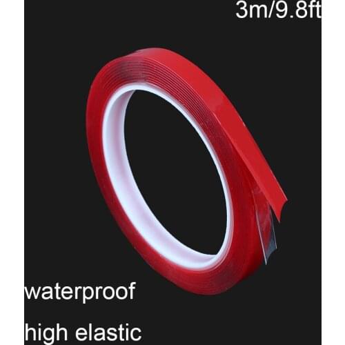 Car Styling Double Sided Adhesive Tape Sticker For Mitsubishi Asx Lancer 10 9 Outlander Pajero Sport L200 Expo Eclipse Carisma