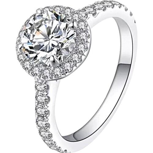 S925 Sterling Silver Diamond Ring Original Design Luxury Proposal Bright Color Couple Marriage Exquisite and Elegant Gift