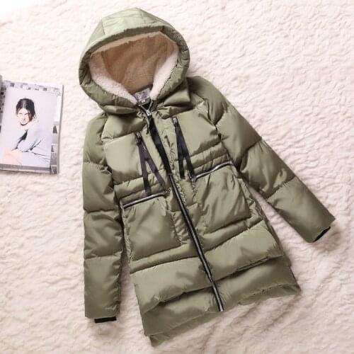 Spring Autumn Winter Style Women jacket plus size 5XL pregnant woman long Military outfit thick Down Cotton Women Coat