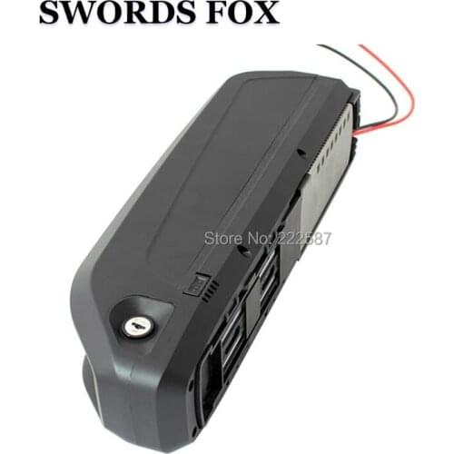 SWORDS FOX 48V 52V 12.8AH Electric bike battery 52V 750W NEw hailong battery with 58.8V 2A Charger for LG Original cell