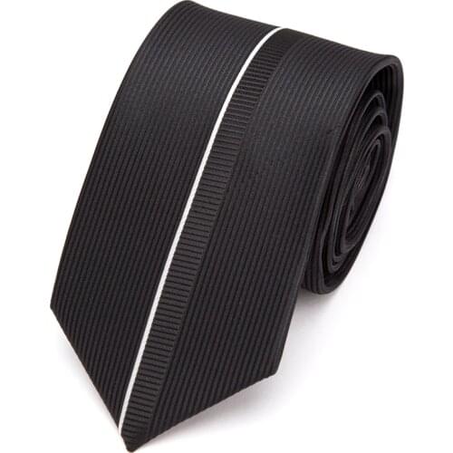 Mens Ties Black Luxurious Necktie Formal Business Wedding Bowtit Fashion Jacquard 6cm Ties for Mens Dress Shirt Accessories Tie