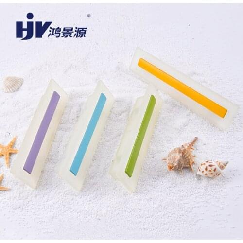 HJY Cabinet Soft Handles Kids Furniture Drawer Pull Handle Furniture Cupboard Transparent Handles Kitchen Door Knobs L021