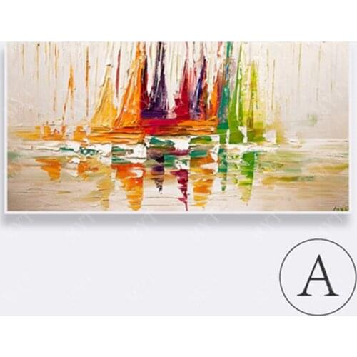 MYT 1 Panel Paintings Gifts Modern Home Decor Wall Art Pictures Handpainted Abstract Oil Painting on Canvas For Room No Framed