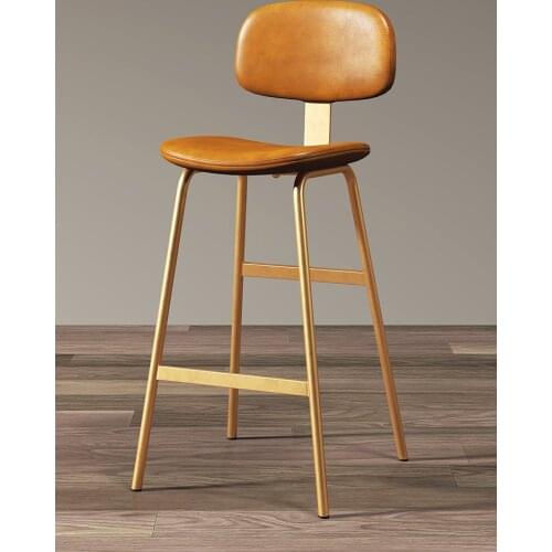 Nordic retro home leisure chair, comfortable sitting feeling, bar stool