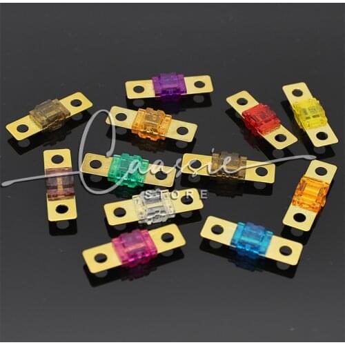 5pcs ANS FUSE 20A 30A 40A 50A 60A 70A 80A 100A 125A 150A 175A ANL Gold Plated Stud Car Fuses Mini Car Stereo Audio AFS Fuse