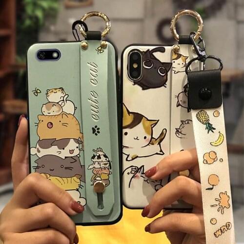 For Woman Anti-dust Phone Case For Huawei Y5 2018/Honor 7s/8 Lite New Phone Holder Wristband Soft