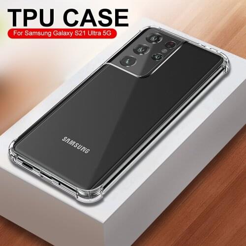 Clear Case for Samsung Galaxy S21 S21 Plus S21 Ultra Case Transparent Soft TPU Silicone case for Galaxy S21+ Project Zero Cover