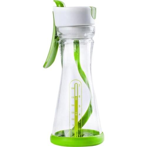 101-200ml Manual Salad Dressing Mixer Kitchen Seasoning Sauce Dipping Sauce Salad Juice Bottle Mixer Cup Drink Storage Container