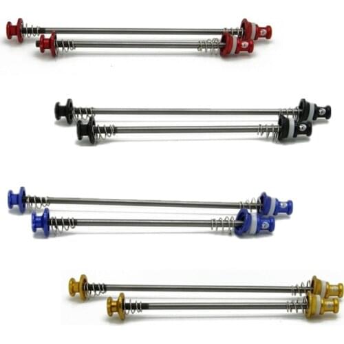 36g/Pair Titanium CNC Bicycle Quick Release Skewers 75/100/130/135mm MTB Road Cycling Quick Release Mountain Bike Parts 4 Colos