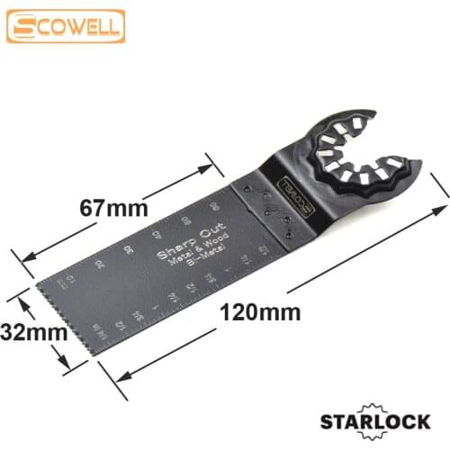 30% Off Plus Extra Long Bi-metal Plunge Oscillating Multi Tool Saw Blades For Starlock system multimaster machine Renovate Blade