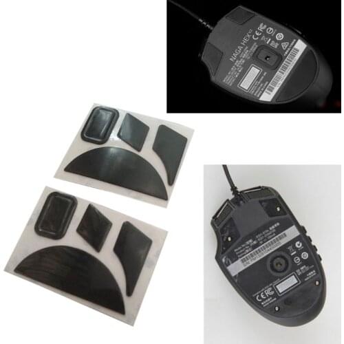 LX9B 2Pcs 0.6mm Thickness Replace Mouse Feet Mouse Skates for razer Naga 2014/ Naga Hex V2 Mouse