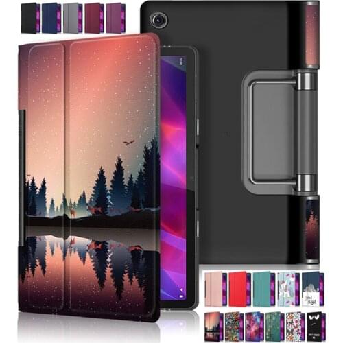 Smart Magnetic Funda For Lenovo Yoga Tab 11 YT-J706 2021 Cover Tablet Book Flip Coque For Lenovo Yoga Tab 11 Case Etui + Gift