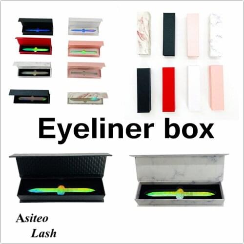 Magic Self-adhesive Liquid Eyeliner Pencil box Glue-free Magnetic-free for Eyelashes Waterproof Eye Liner Pen Makeup Cosmetic