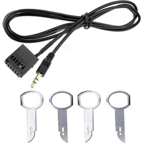 6000CD MP3 Audio Input Aux Cable Adapter Fit For Ford Focus+ 4x Removal Key Kits Durable And Practical To Use