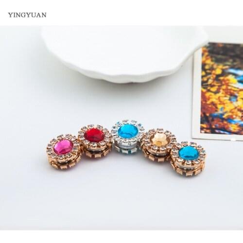 XT23 wholesale fashion headwear scarf magnet brooch Rhinestone hijab clips 12pcs/pc