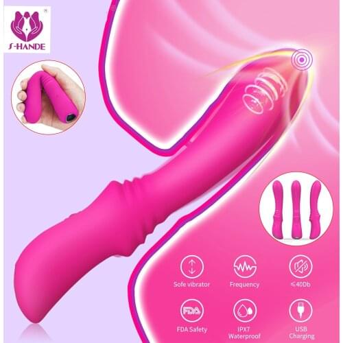 S-hande Powerful Vibrator Women 9 Modes G Spot Vibrating Massager for Female Adult Sex Erotic Toys Vagina Dildo Masturbation Toy