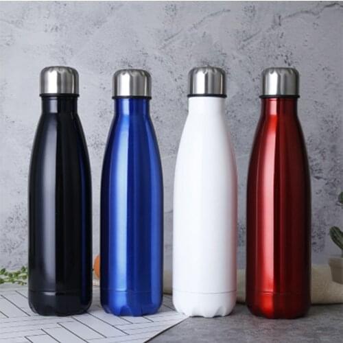 17oz Coke Bottle Color Paint Water Glass Staninless Steel Large Capacity Eco-Friendly For Out Door Bottle For Travel