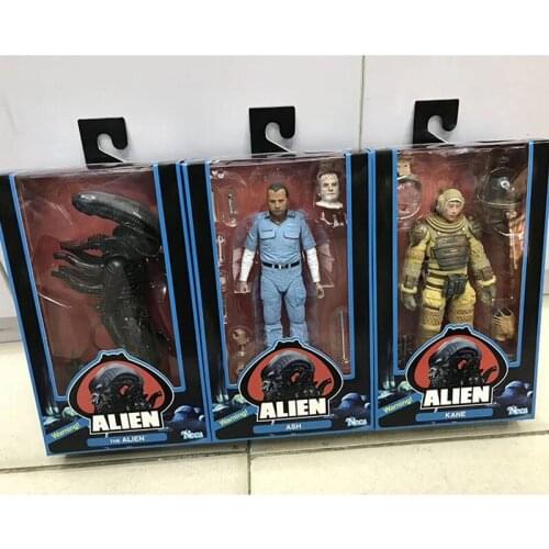 3pcs/set NECA Alien ASH KANE Figure Bloody Alien Brett Parker Action Toy 40th Anniversary Collectible Model Toys Gift Doll