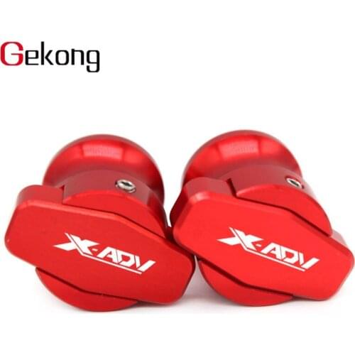 For HONDA X-ADV750 XADV 750 X-ADV750 X-ADV 2017 2018 M8 Motorcycle Aluminum Swingarm Spools Slider Stands Screws