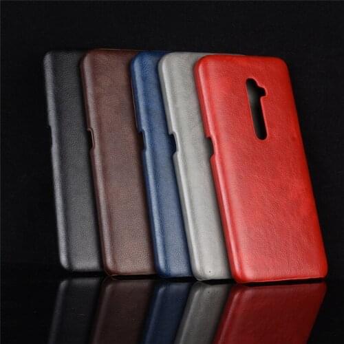 OPPO Reno2 Case OPPO Reno 2 Retro PU Leather Litchi pattern Skin Hard Cover For OPPO Reno 2 Phone Case