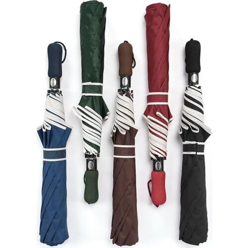 Fully-Automatic Big Golf Umbrella Rain Women 2 Folding Wind Resistant Large size Umbrella Men Travel Business Car Umbrellas