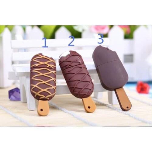 SALE Ice Cream USB flash drive 64G 32G pen drive 16G 8G 4G 100% real capacity pendrive storage u disk memory stick Free shipping
