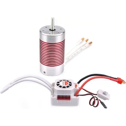 Surpass Hobby 2845 F540 3650 3660 3665 Waterproof Brushless Motor + 45A / 60A ESC for 1/10 1/14 RC Car Truck Model