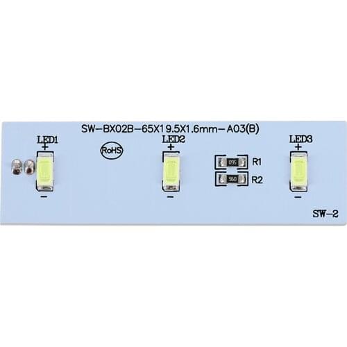 Refrigerator LED Bar Replacement LED Light Strip DC 12V for Electrolux Refrigerator ZBE2350HCA SW-BX02B Repair Part