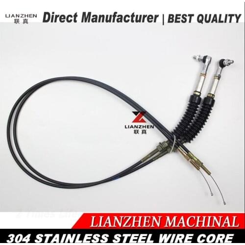 Excavator parts E320B throttle control cable accelerator cable for LIANZHEN parts direct manufacturer