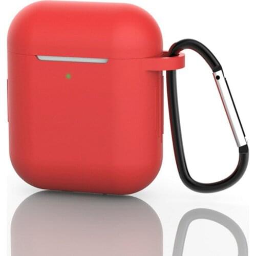 Headphone Protective Cover For Airpods Universal Headset Case Wireless Earphone Silicone Case With Anti-Lost Button