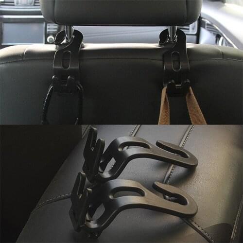 1/2Pcs Car Seat Back Storage Hooks Vehicle Headrest Organizer Hanger Storage Hook For Car Bag Handbag Groceries Car Accessories
