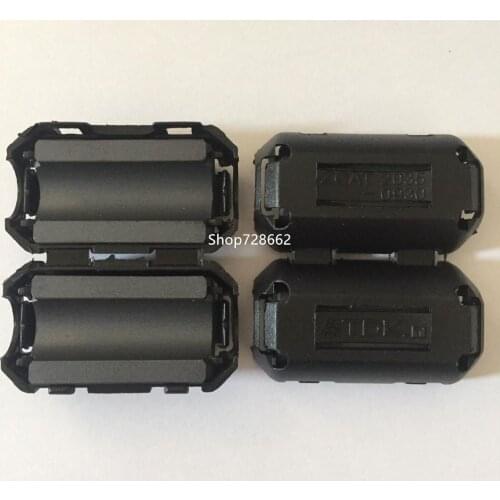 10pcs new EMI TDK 9mm Clip-on RFI Filter Snap Around Ferrite FOR AUDIO VIDEO Cable D25