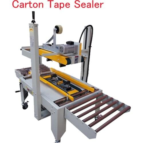 220V 180W Large Semi-Auto Box Case Carton Tape Sealer Tape Sealing Machine With English Manual FXJ-6050