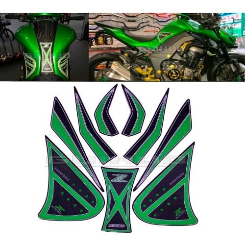 8 colors Motorcycle Gas Fuel Tank Traction Pad anti Side Slip Protector For kawasak Z1000 Z1000SX Z1000R 2014 2015 2016 2017