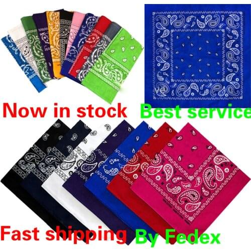 US STOCK NEW Extra Large Paisley Bandana Bikers Head SCARF in 8 Colours Soft Lightweight