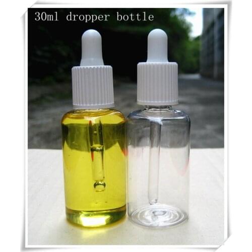 Bottles with pipette 30ml pet bottle for essential oil 1000pcs/lot free shipping