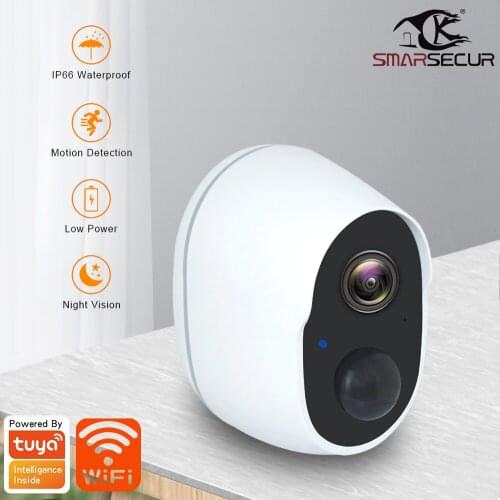 Tuya Smart life WiFi IP Camera 1080P Home Security Mini Camera Night Vision Infrared Two Way Audio