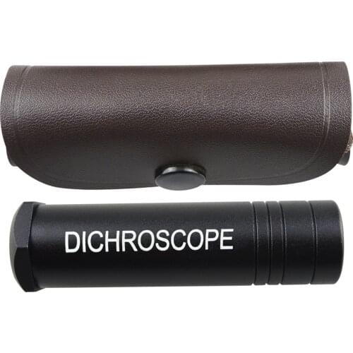 Handheld Heavy Duty Calcite Dichroscope, Trichoic Gem & Gemstones Gemological Testing, 15mm Diameter Gemologist