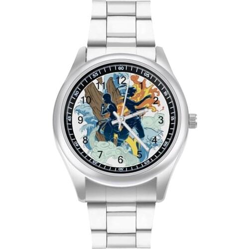 Avatar The Last Airbender Quartz Watch Wideband Fancy Wrist Watch Steel Couple Fishing Photo Wristwatch