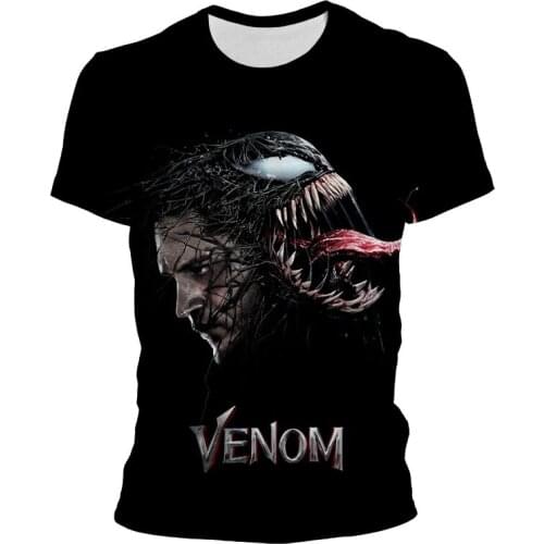 2021 Hot New Fashion Venom 3D Printed T shirt Unique Short Sleeve Tshirt Mens Women boy girl Clothing Drop Shipping Tops