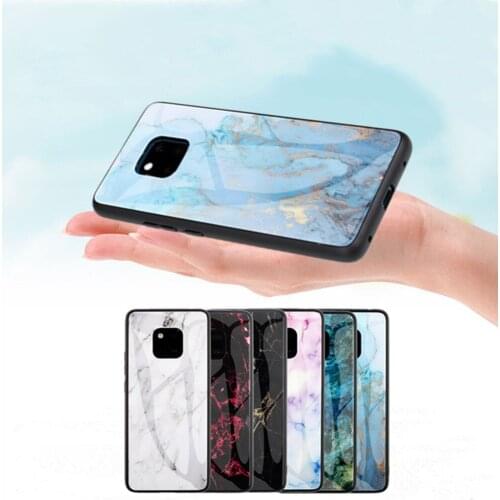 Marble Silicon Soft TPU Back Cover For Huawei Honor 10 A8 8X 8C 9 Lite 10 Lite V20 P smatr 2019 Tempered Glass Cases Phone Case