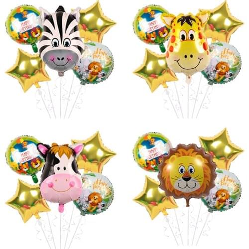 Cartoon Animal Foil Balloons squirrel Ballon Fox Globos Air balloon Birthday party decorations Kids hedgehog Inflatable toys