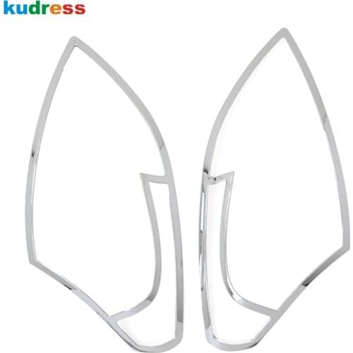 For Renault Koleos 2008 2009 2010 ABS Chrome Head Light Lamp Cover Trim Front Headlight Frame Trims Car Styling Accessories 2pcs