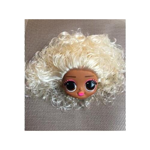 Original Rare Fashion Big Sister Doll Head Girl Doll Original Bald Heads Toy DIY Doll Part Girl Fashion DIY Dressing Toy