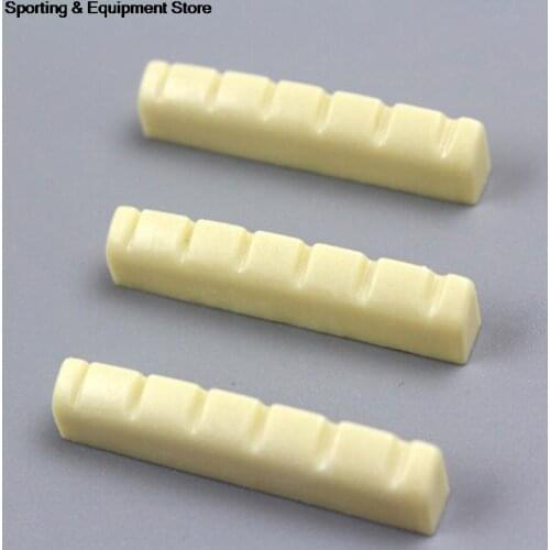 4pcs/lot Guitar String Pillow Musical Instruments Bone Nut For Electric Guitar Bone Nut Saddle Guitar Accessories White Black