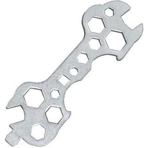 Bicycle Porous Wrench Cycling Flat Hexagon Multi Functions Steel Spanner Repair Tool Bike Nut Fixed Portable Hex Key