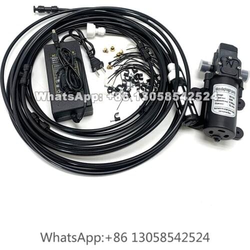 9m Low Pressure Portable Cooling Misting System, Home and Garden Fogging System, Garden Cooling Mist System